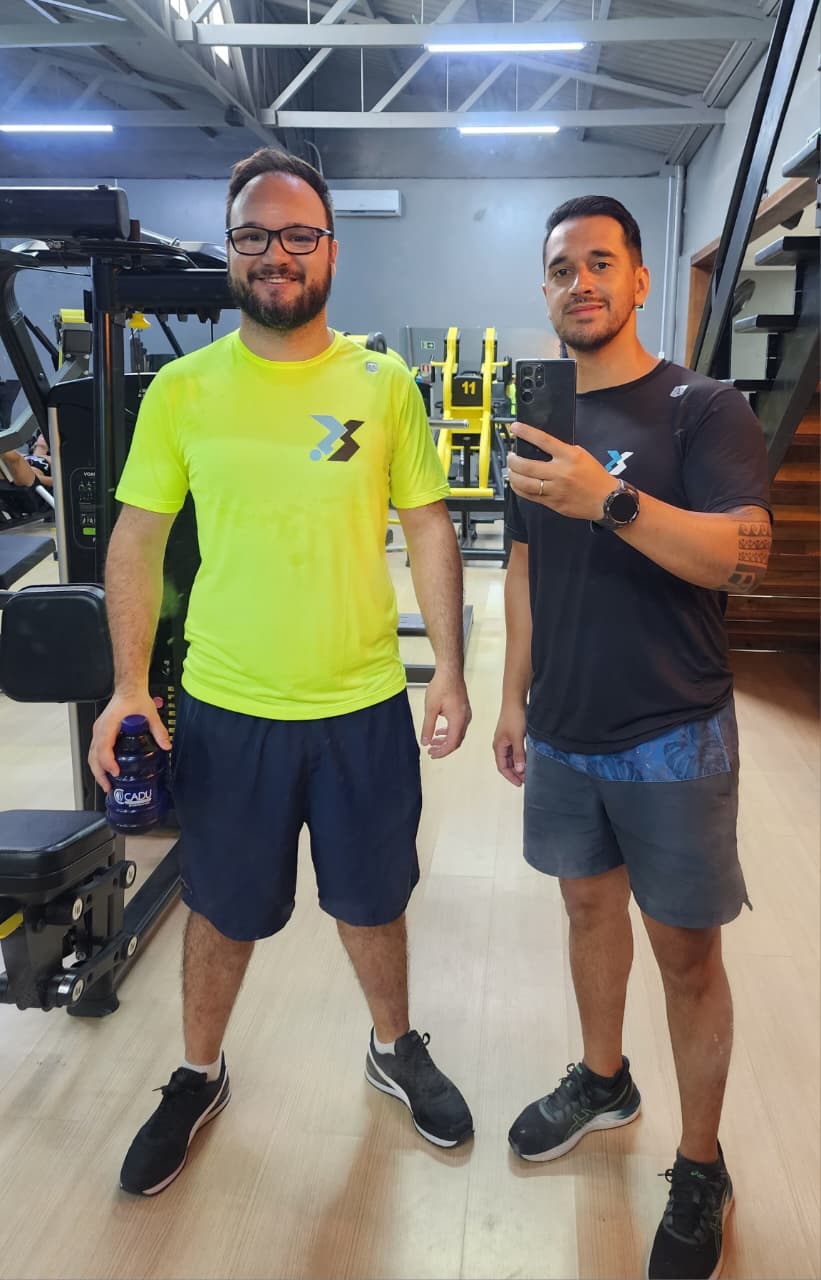 Evolução de aluno - Antes e depois