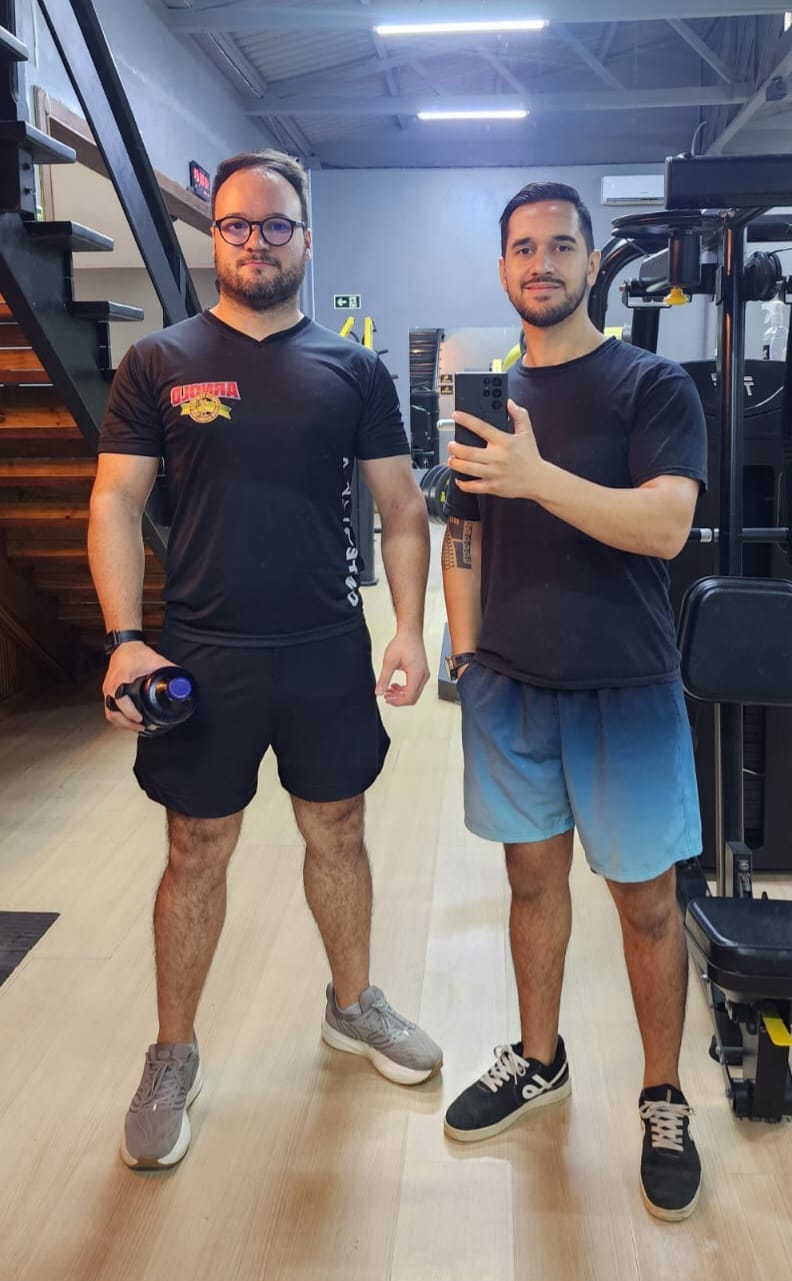 Evolução de alunos - Transformação física